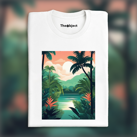 T-Shirt - Jungle tropicale, Yoga - 3099939597