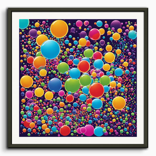 Poster: Psychedelic art, Bubbles