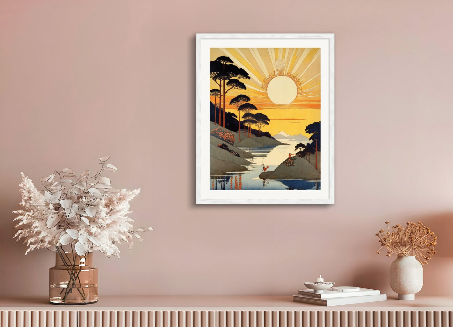 Poster with wood frame: Virginia Frances Sterrett, Sun