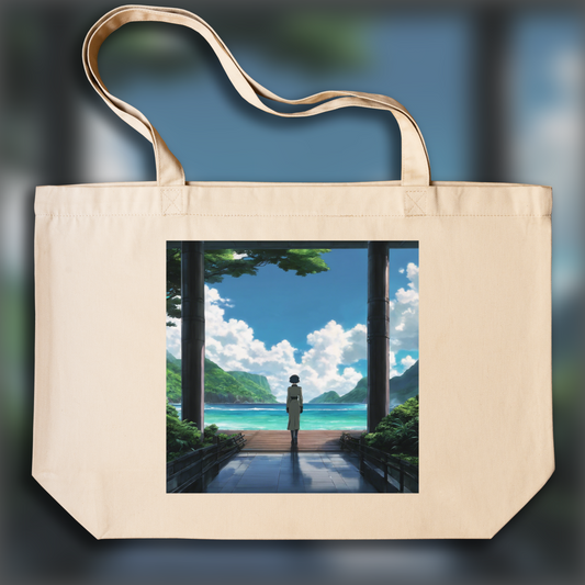 Tote bag - Ghost in the shell, in the Seychelles - 2883894995