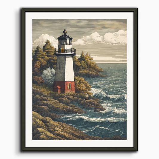 Poster: Biology microscope view, Lighthouse