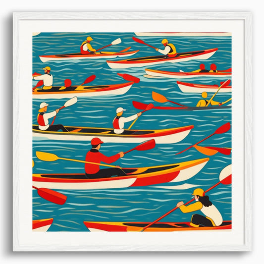 Poster: Charles Angrand, Kayak sport