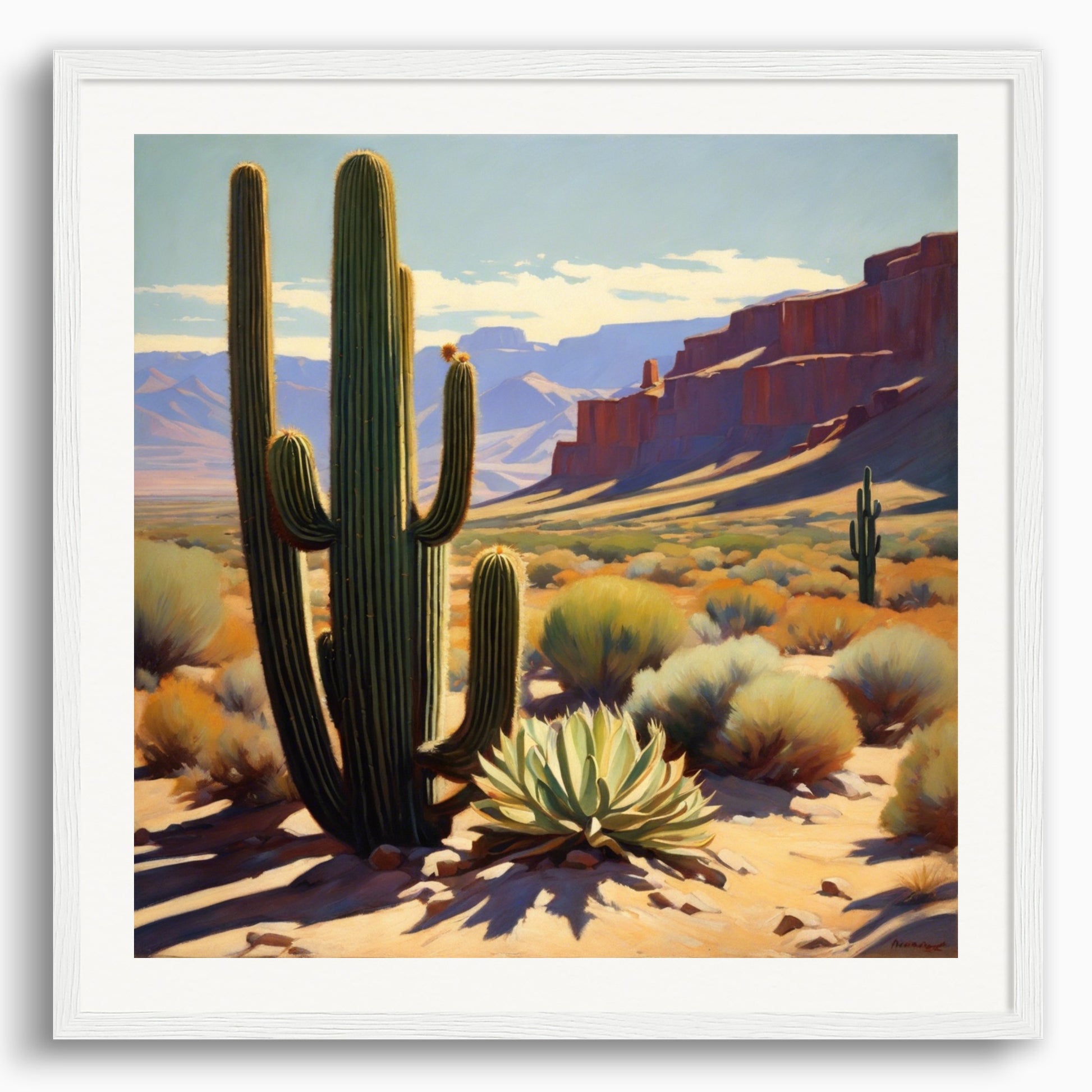 Poster: Maynard Dixon, Cactus