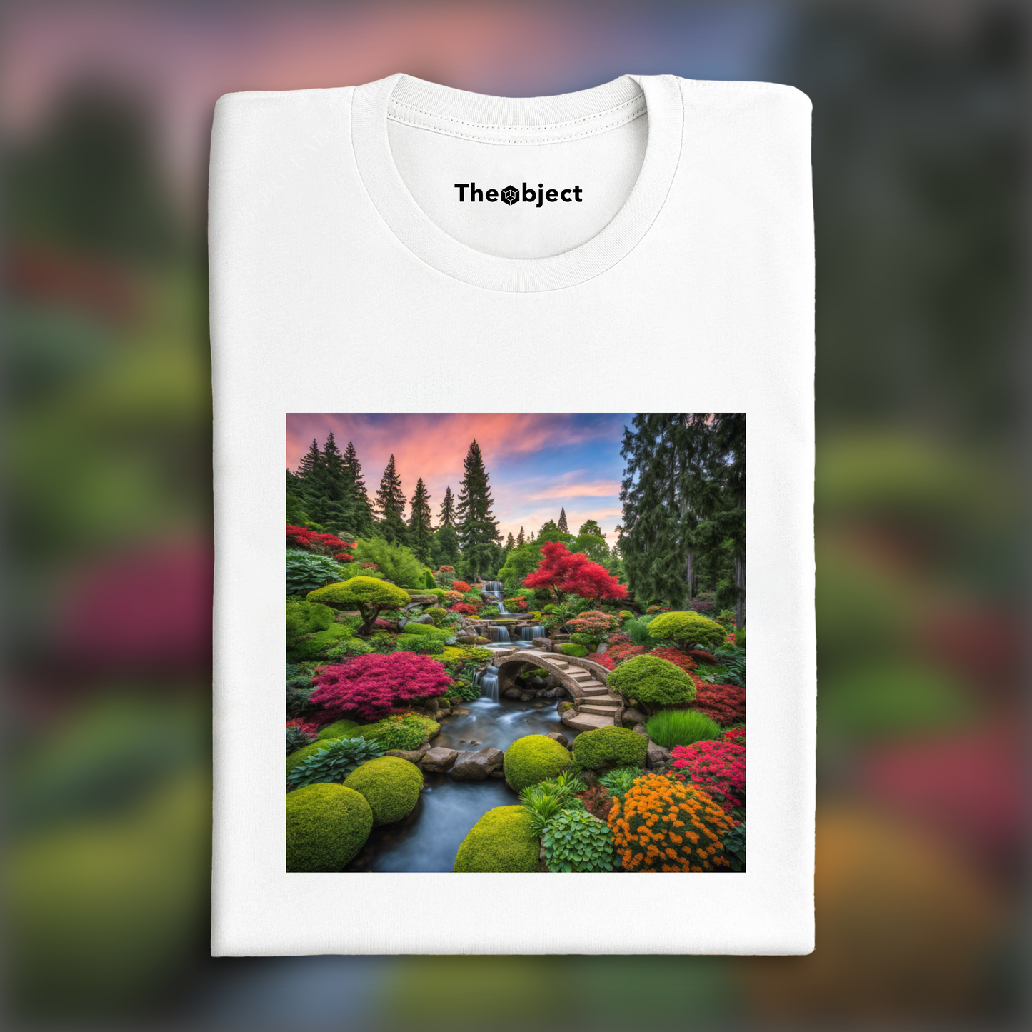 T-Shirt - Jardin botanique, Cascade  - 4094117037