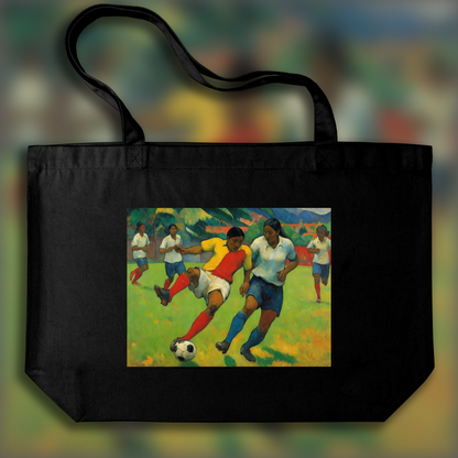 Tote bag IA ample écologique - Paul Gauguin, Football - 3980587050
