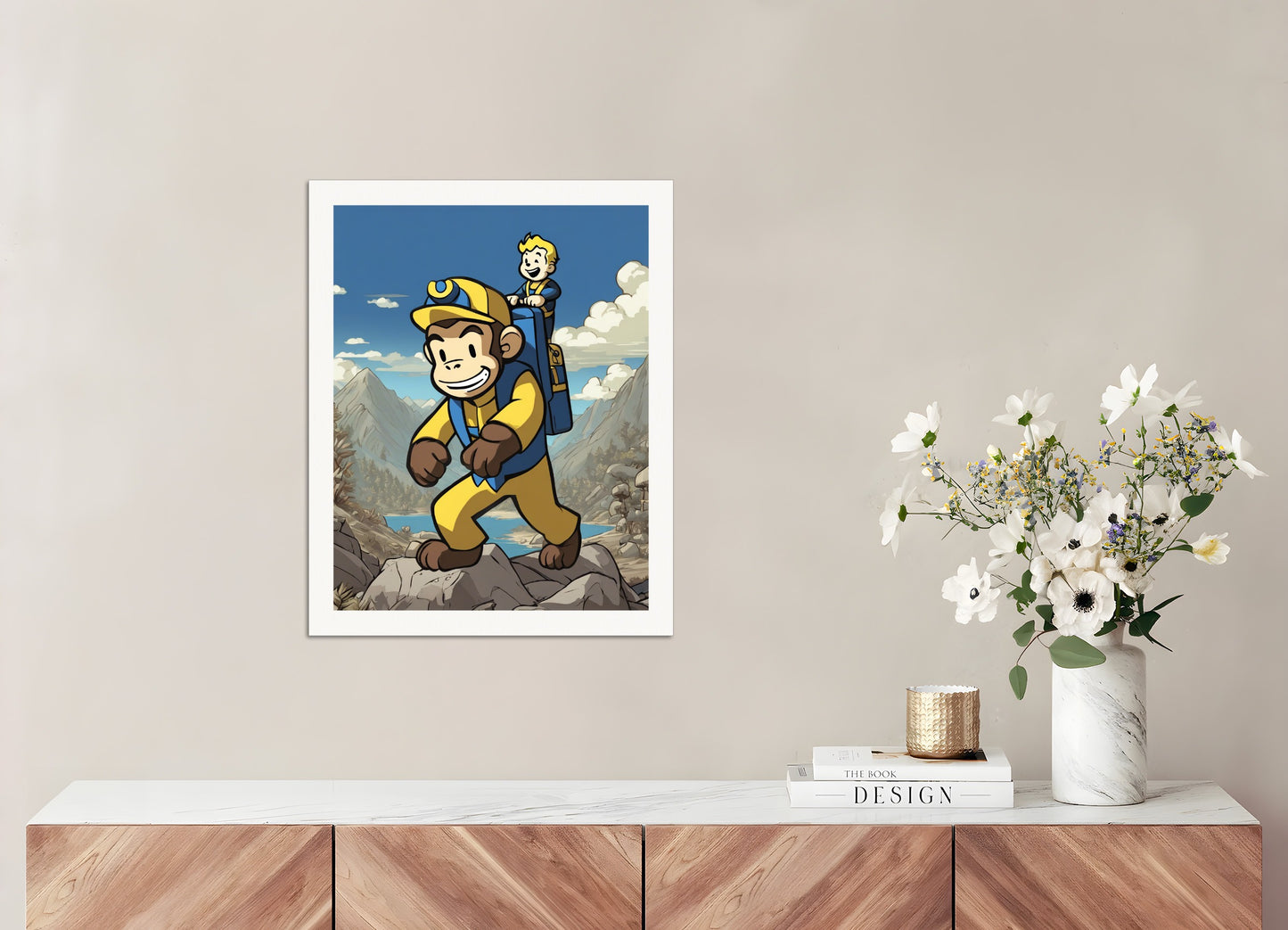 Poster: Fallout (video game), Monkey
