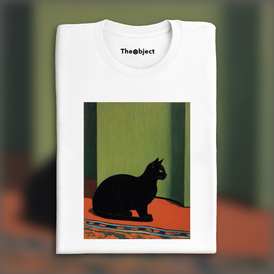 T-Shirt IA - Félix Vallotton, Chat - 1785769013