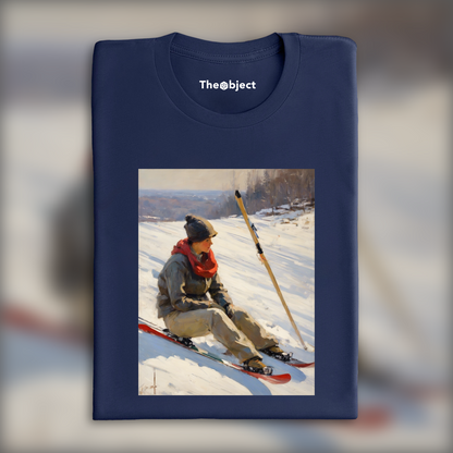 T-Shirt IA - Theodore Robinson, ski - 3707242050