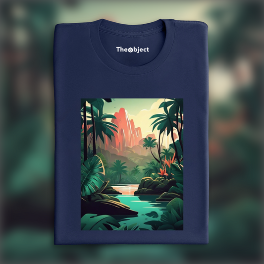 T-Shirt IA - Jungle tropicale, Bougie - 2171800522