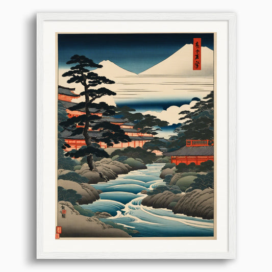 Poster: Ukiyo-e, River