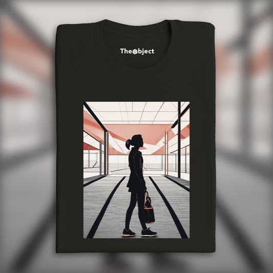 T-Shirt IA - neo minimalisme, tennis - 2360650374