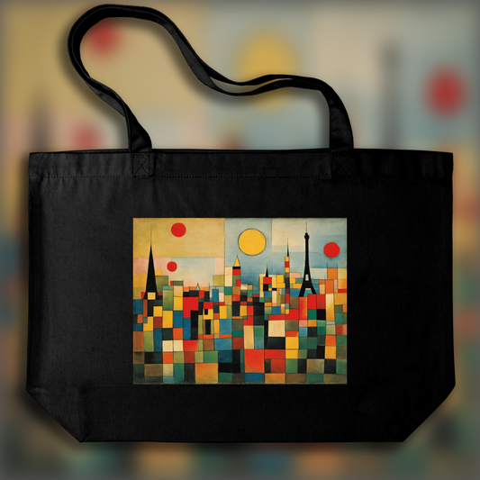 IA tote bag - Paul Klee, Paris city - 3610337840