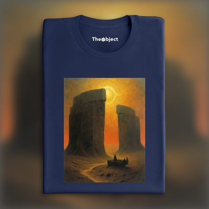 T-Shirt IA - Illustration de bande déssinée, atmosphérique, sombre et mystique, Astrologie, le signe des Gémeaux - 245158269