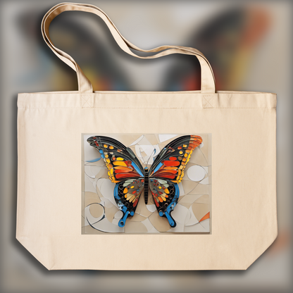 Tote bag ample - Bauhaus, Papillon - 1451063599
