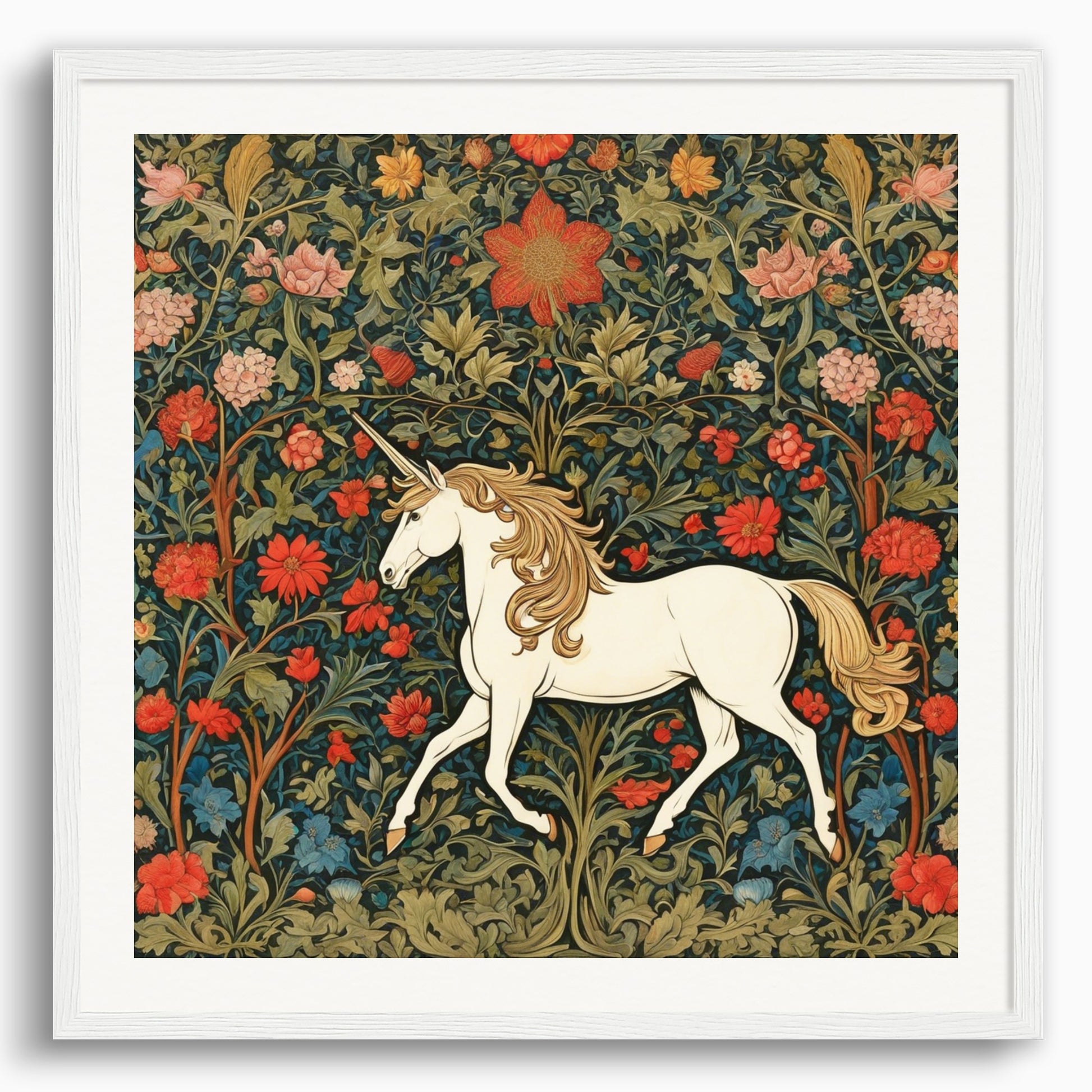 Poster: William Morris, Licorne 