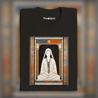 T-Shirt IA - Peinture américaine contemporaire onirique et transcendante, Astrologie, signe de la Vierge - 3569269455