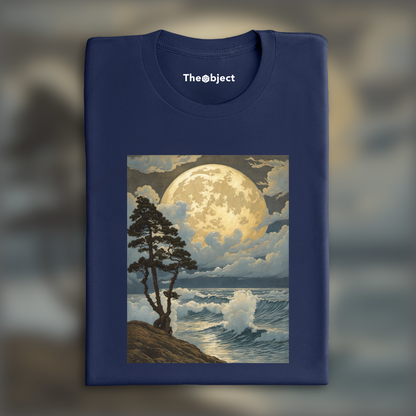 T-Shirt - Carlos Schwabe, Lune et nuages - 3068029691