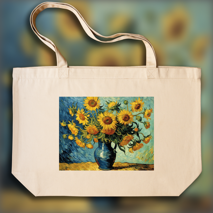 Tote bag ample - Vincent Van Gogh, Fleur - 3241511849