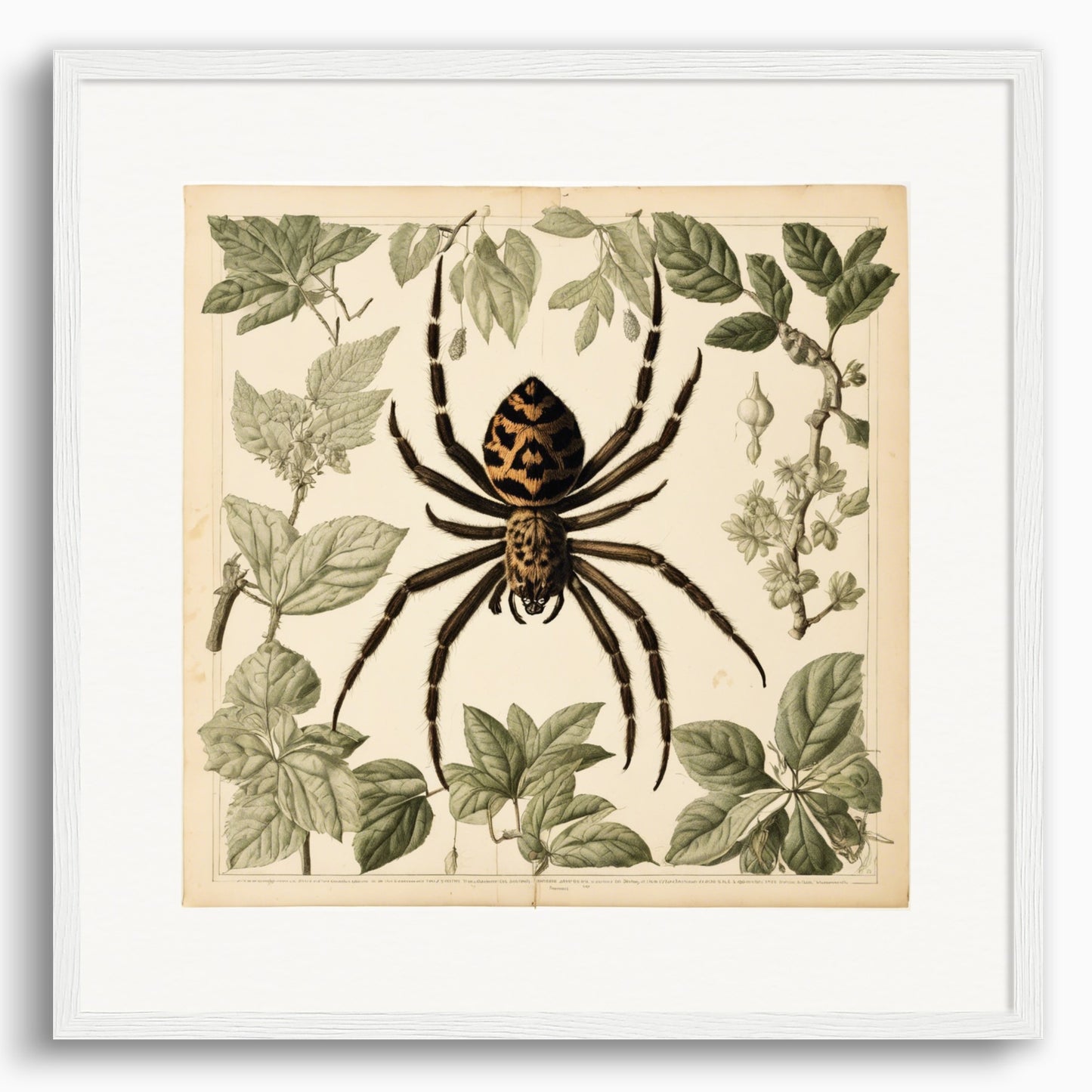 Poster: Herbier, Araignée