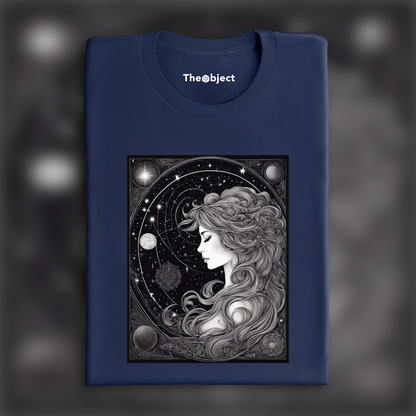 T-Shirt IA - Astrologie, Constellations, Signe de la Vierge - 3445844849