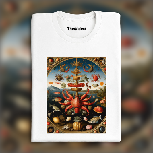 T-Shirt IA - Ambrosius Bosschaert, Astrologie, signe du Cancer - 3345665262