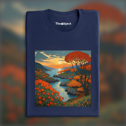 T-Shirt IA - Georges Lacombe, Fleurs de venis  - 594340720