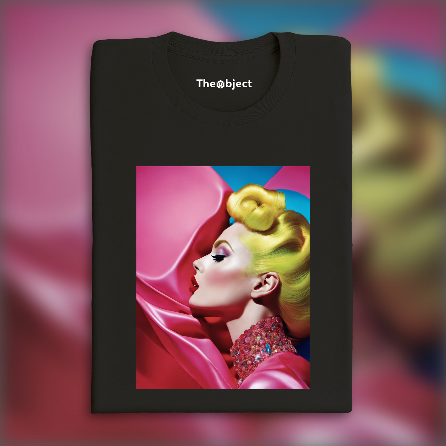 T-Shirt IA - Photographie britannique glamour et saturée, Un baiser - 897326740