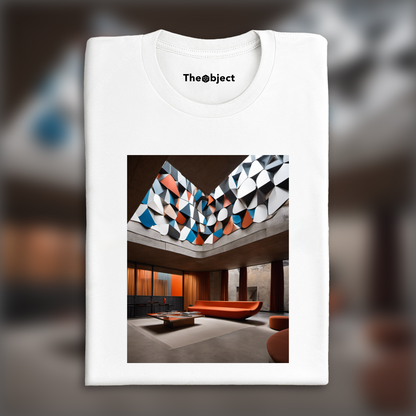 T-Shirt - Danish avant-garde and minimalist design, Brutalist architecture - 1668891964