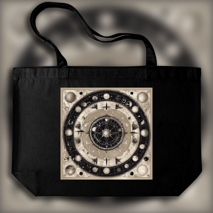 Tote bag IA ample écologique - Néo-minimalisme, Astrology  - 1285115246