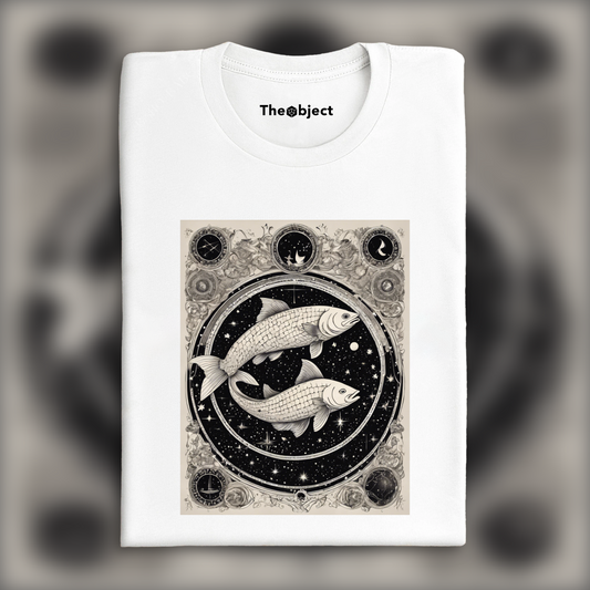 T-Shirt IA - Astrologie, Constellations, Signe du Poisson - 3683805944