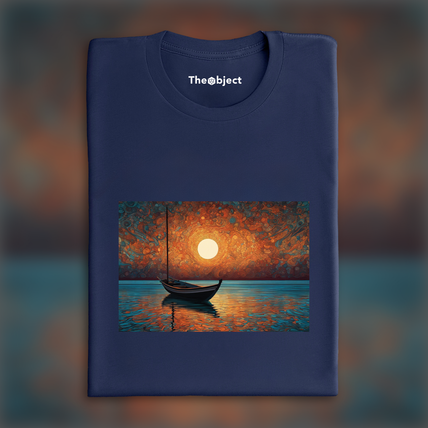 T-Shirt - Art algorithmique, Bateau - 4234470582