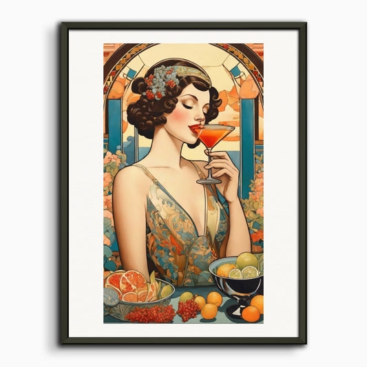 Poster: Gerda Wegener, Cocktail