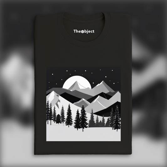 T-Shirt IA - Gothique forêt noire, Montagnes - 922683790