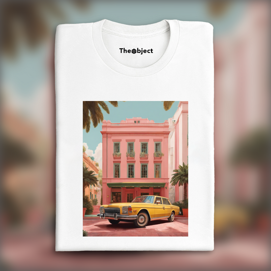 T-Shirt IA - Wes Anderson atmosphère, Voiture - 3173800193