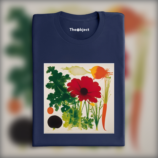 T-Shirt - Style centré sur la lumière et des structures répétitives qui explorent les phénomènes de perception et de dynamique des mouvements, Légumes - 2601571410