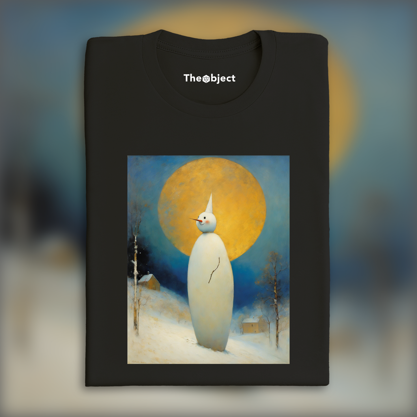 T-Shirt IA - Odilon Redon, Bonhomme de neige - 1209165673