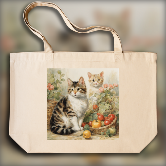 Tote bag ample - Beatrix Potter, Chat - 2520828967