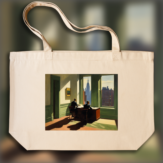 Tote bag - Peinture américaine réaliste du XXème siècle, New York city - 2386943272