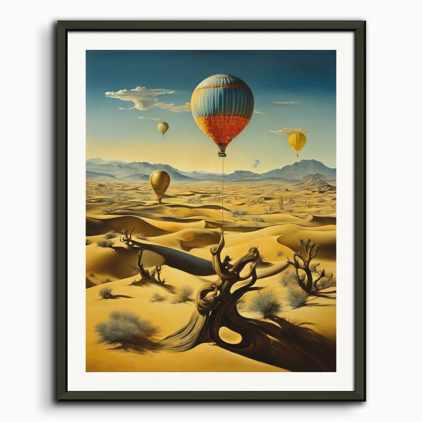 Poster: Dadaist surrealism, Desert