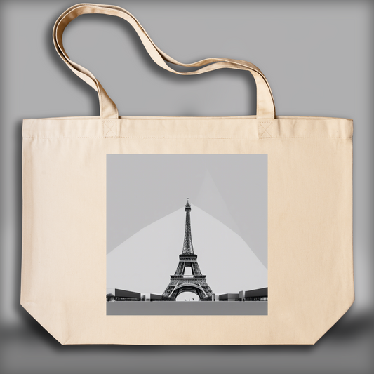 Tote bag - Art minimaliste, Paris - 1268874796