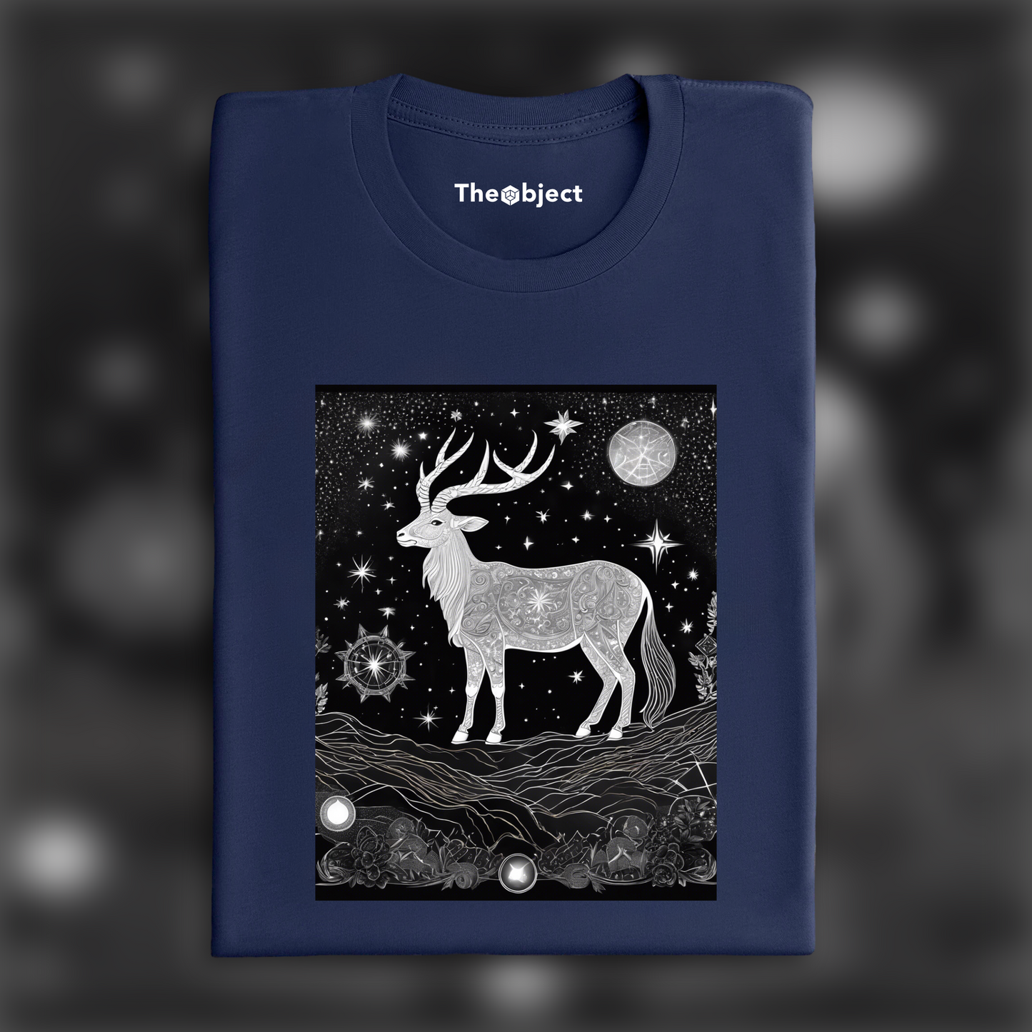 T-Shirt IA - Astrologie, Constellations, Signe du Capricorne - 3486642870