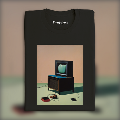 T-Shirt IA - Surréalisme belge, Console de jeu vidéo - 1133182749