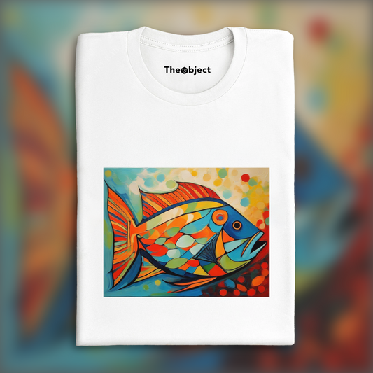 T-Shirt - Abstraction lyrique, Poisson - 971858492
