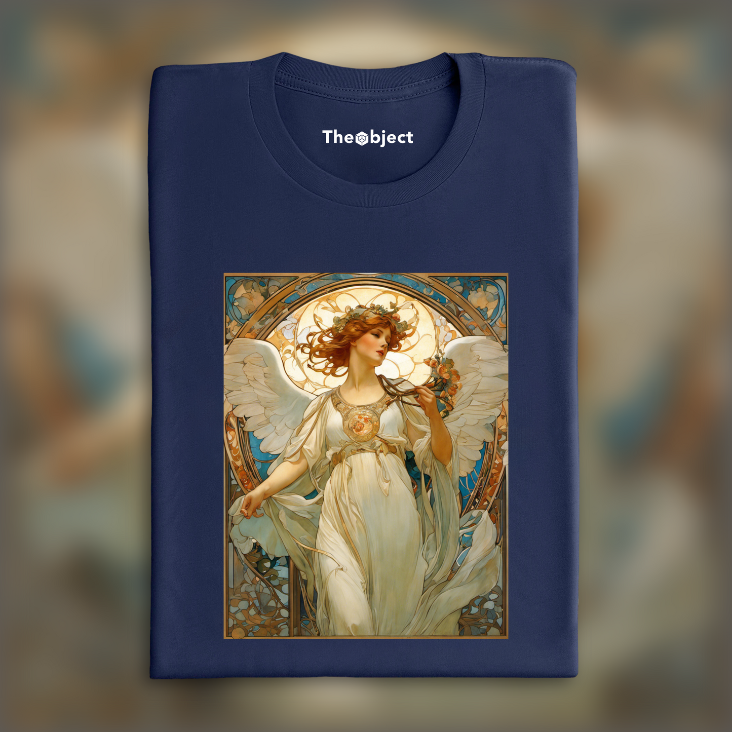T-Shirt - Alfons Mucha, Ange - 1618268576