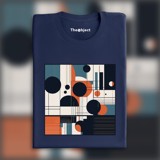 T-Shirt - Art abstrait minimaliste, Linéarités - 1858737170