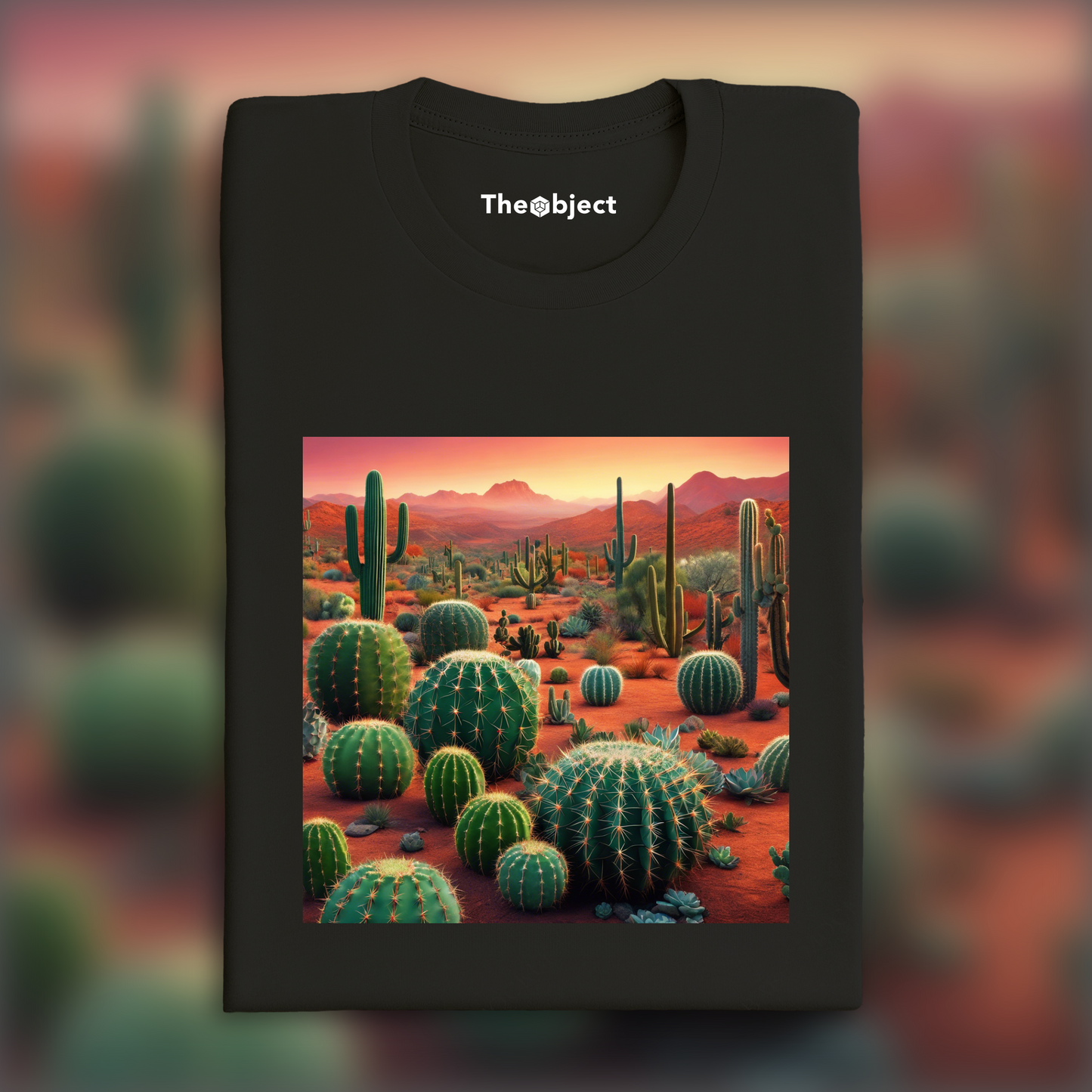 T-Shirt IA - Surréalisme, Cactus , Surréalisme, Cactus  - 2222741767