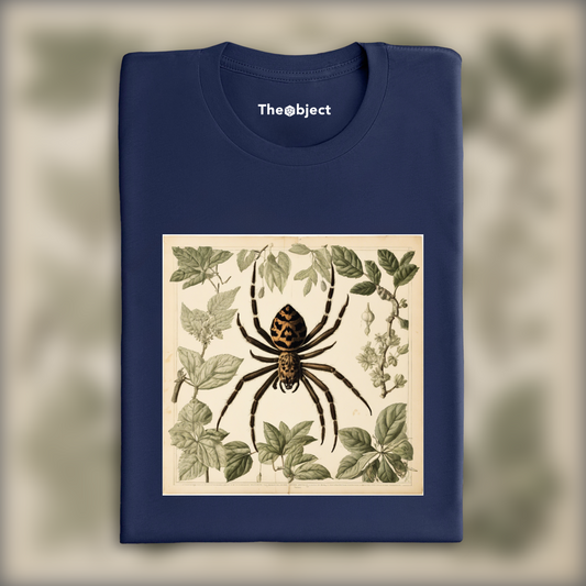 T-Shirt IA - Herbier, Araignée - 782532858