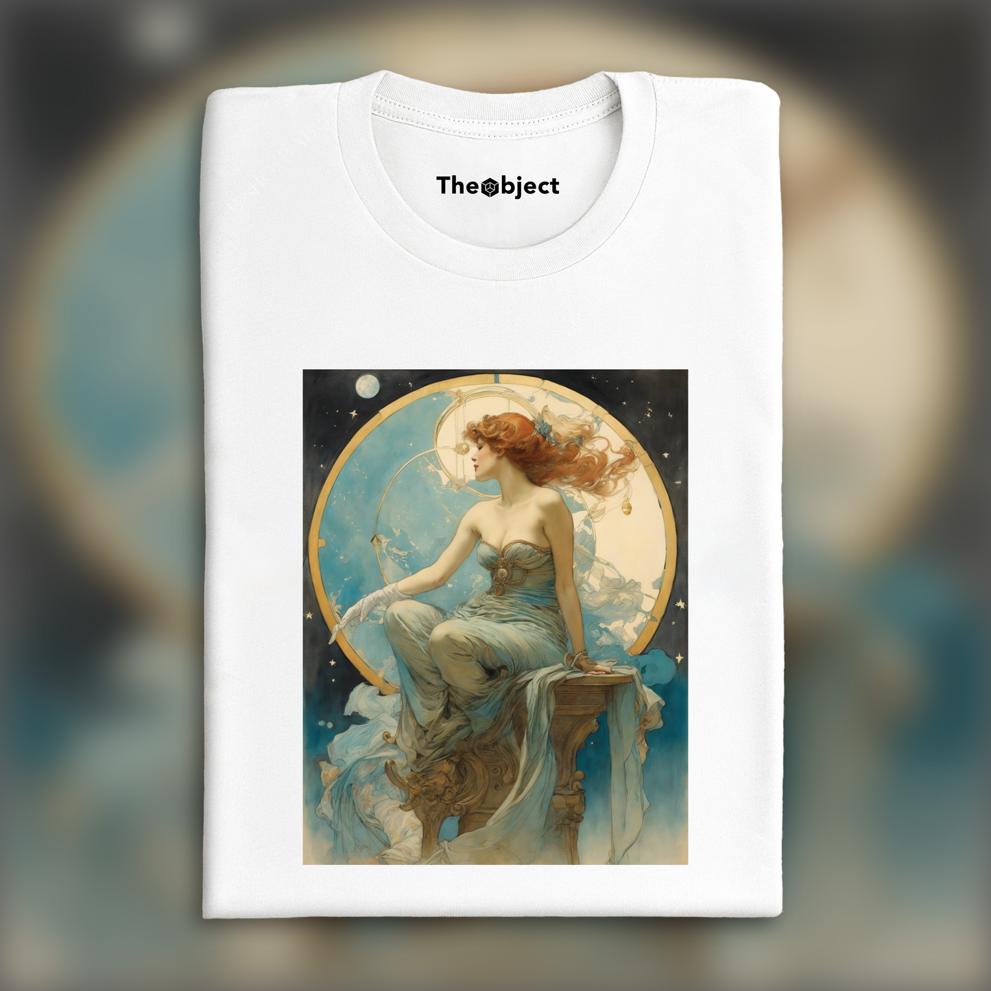 T-Shirt IA - Félicien Rops, Astrologie, signe du Verseau - 2310600653