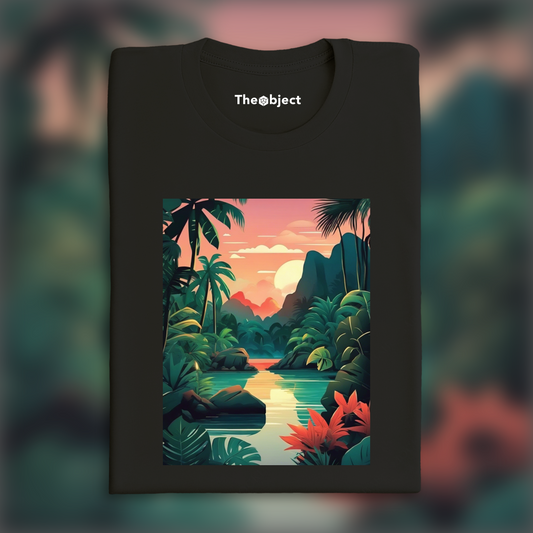 T-Shirt IA - Jungle tropicale - 2763106554