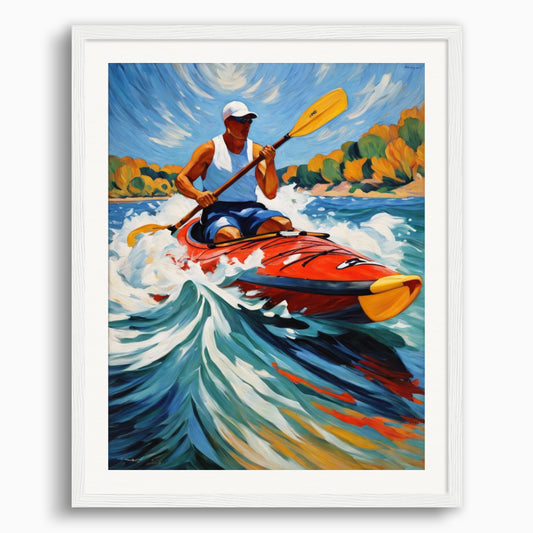 Poster: Louis Valtat, Kayak sport 
